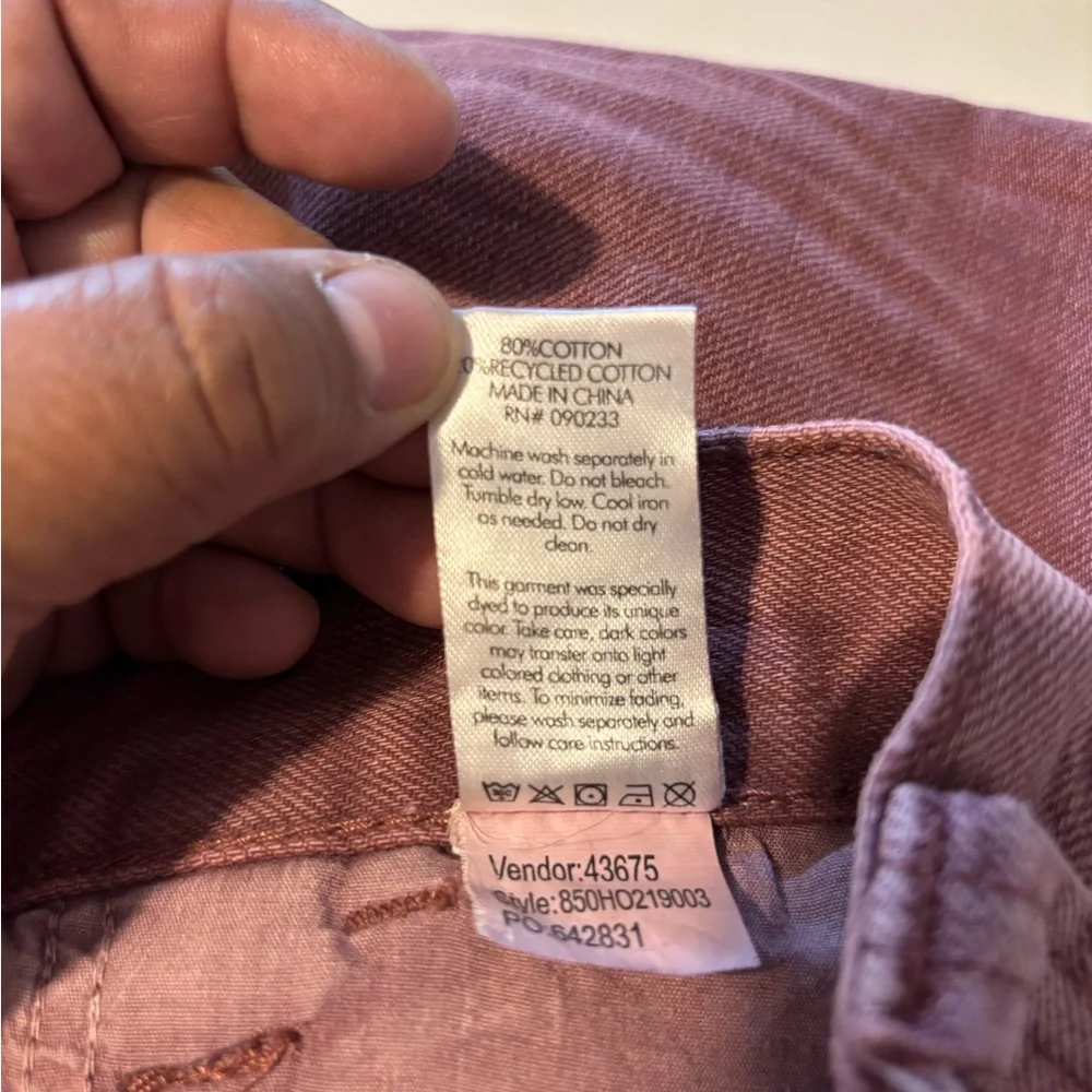 PacSun Dusty Rose Denim Pants - Picture 8 of 9